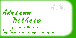 adrienn wilheim business card